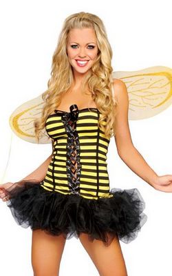 Lace-Up Honey Bee Costume